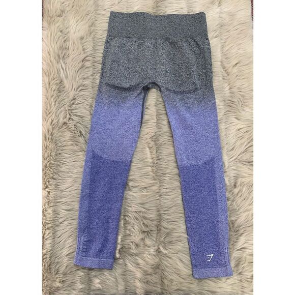 Gymshark | Adapt Ombre Seamless Leggings In Grey Purple - Picture 3 of 10